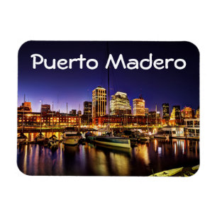 Nacht bei Puerto Madero Magnet