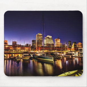 Nacht bei Puerto Madero Mousepad