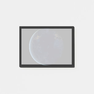 Nacht beleuchtet die Stadt der Erde Post-it Klebezettel