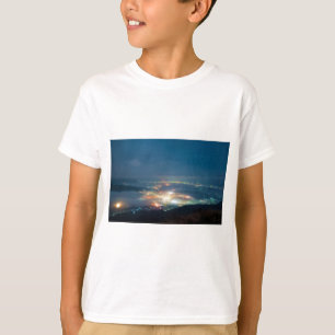 Nacht Blick auf das Nachtmeer der Wolken Japan Kum T-Shirt