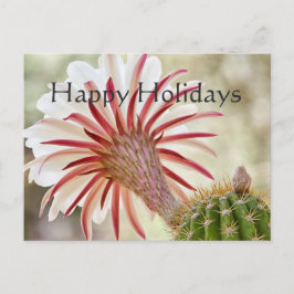 Nacht Bloomer, glücklicher Urlaub Feiertagspostkarte