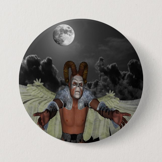 Nacht-Dämon Button (Vorderseite)