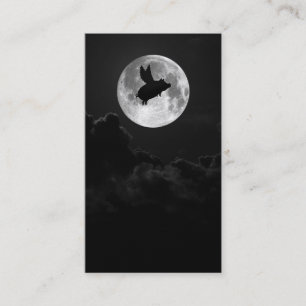 Nacht der Fluggastkarte Visitenkarte