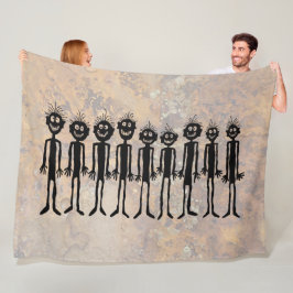 Nacht der Wandergler Petroglyph Fleecedecke