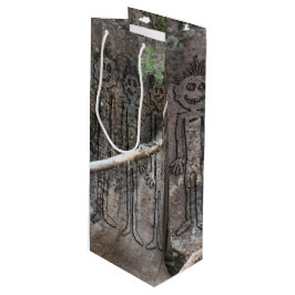 Nacht der Wandergler Petroglyph Geschenktüte Für Weinflaschen