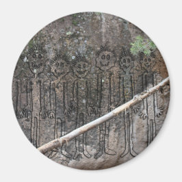 Nacht der Wandergler Petroglyph Magnet