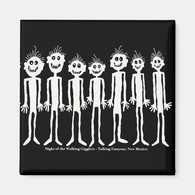 Nacht der Wandergler Petroglyph Magnet (Vorne)