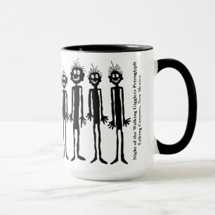 Nacht der Wandergler Petroglyph Tasse