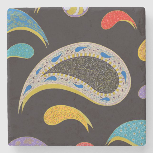 Nacht des Powers - Marmorsteinstein-Untersetzer Steinuntersetzer (Vorderseite)