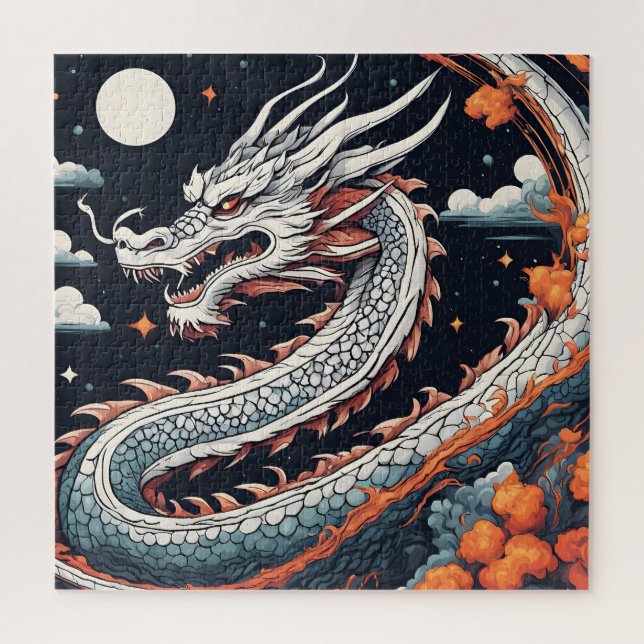 Nacht-Drachen-Puzzle Puzzle (Vertikal)