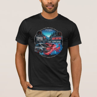 Nacht-Drifting-Touge-Challenge-JDM-Abzeichen-Grafi T-Shirt