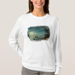 Nacht: Ein Hafen im Mondschein, 1748 T-Shirt