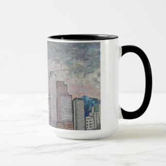 Nacht fällt auf Denver Tasse