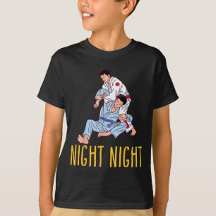 Nacht Funny Jiu-Jitsu Choke Neuheit Kampfsport T-Shirt