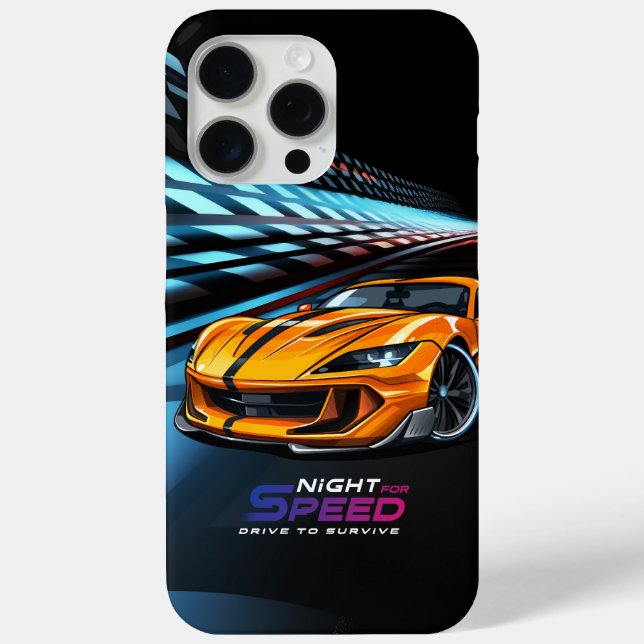Nacht für Geschwindigkeit | Case-Mate iPhone Hülle (Rückseite)