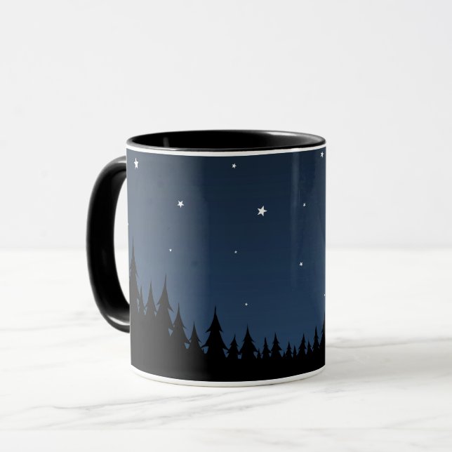 Nacht Himmel Tasse (Vorderseite Links)