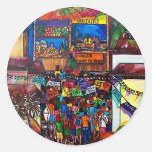 Nacht im alten San Antonio Sticker