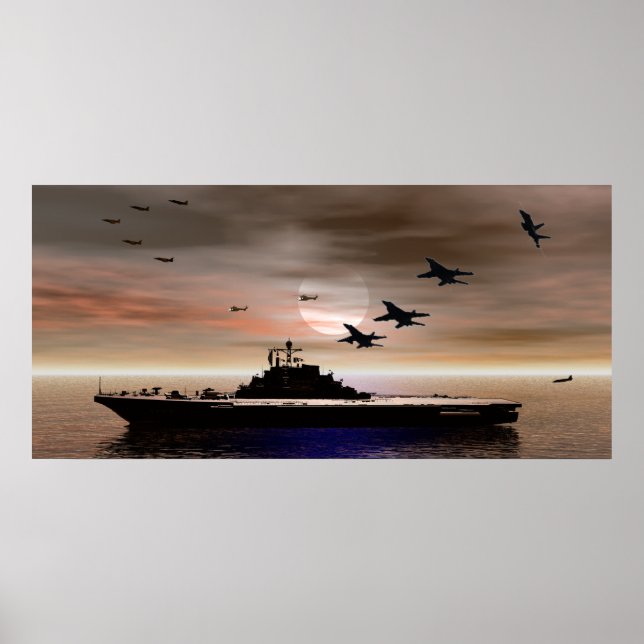 Nacht im Pazifik Poster (Vorne)