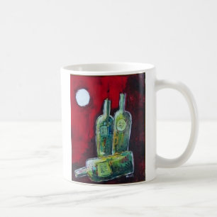 Nacht im Rot Kaffeetasse