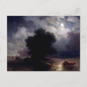 Nacht in der Ukraine von Ivan Aivazovsky Postkarte