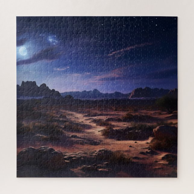 Nacht in der Wüste Puzzle (Vertikal)