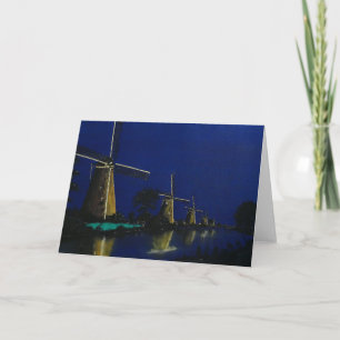Nacht in Kinderdijk Karte