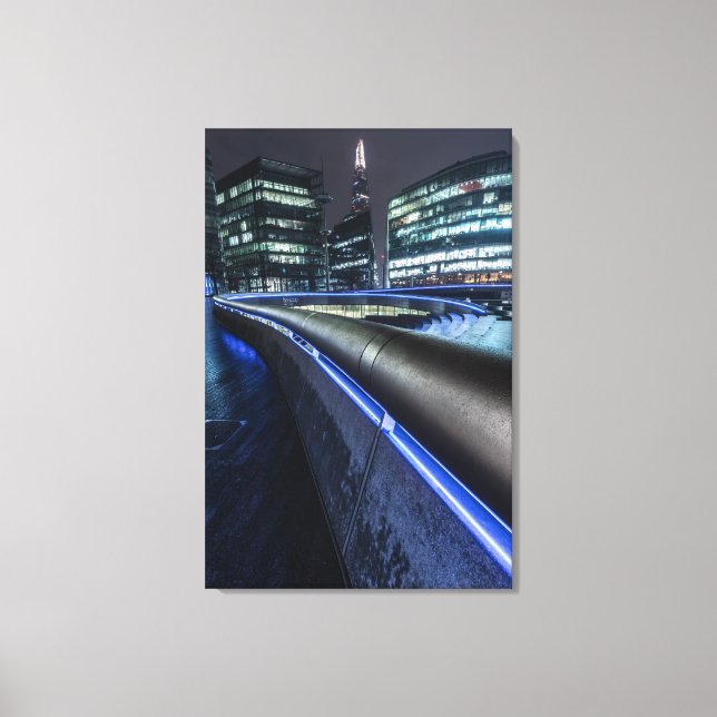 Nacht in London Leinwanddruck (Vorderseite)