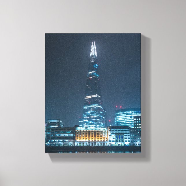 Nacht in London Leinwanddruck (Vorderseite)