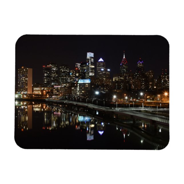 Nacht in Philly Magnet (Horizontal)