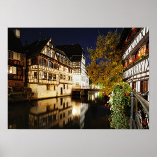 Nacht in Straßburg Poster