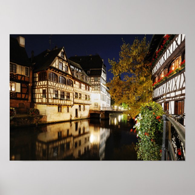 Nacht in Straßburg Poster (Vorne)