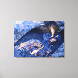 Nacht mit ihrem Train of Stars Fine Art Leinwanddruck