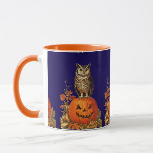 NACHT OWT AUF HALLOWEEN PUMPKIN- UND HERBSTÖCKEN TASSE
