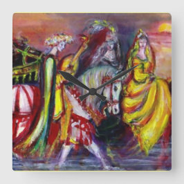 NACHT QUADRATISCHE WANDUHR