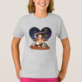 Nacht-Schöpfer-Gemütliche-Herz-Fensterkunst T-Shirt