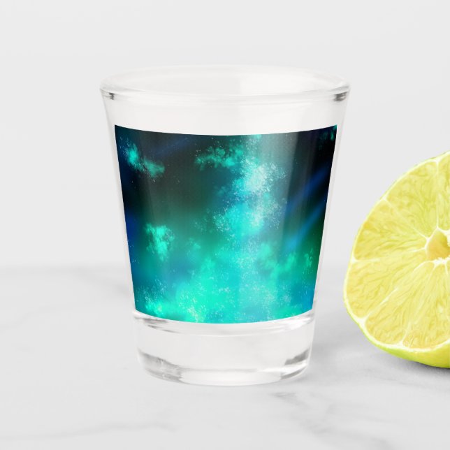 Nacht Sky Emerald Schnapsglas (Vorderseite)