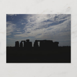 Nacht Stonehenge Skyline Willtshire England Postkarte