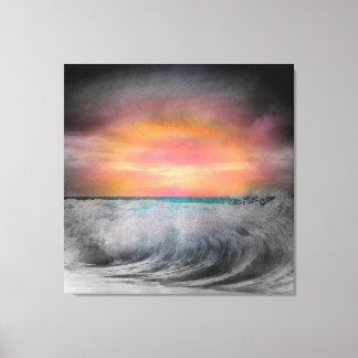 Nacht über Bodega Bay, von Don DePaola Leinwanddruck