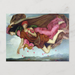 Nacht und Schlaf von Evelyn de Morgan Postcard Postkarte