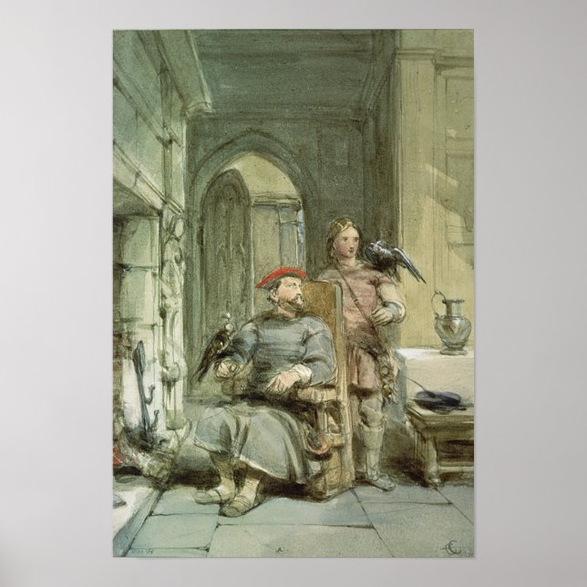 Nacht und Seite Poster (Vorne)