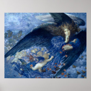 Nacht und sie Sterne Poster