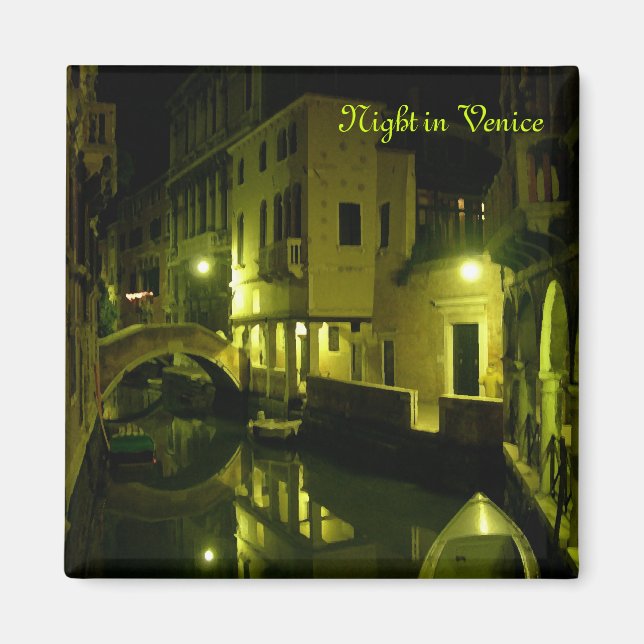Nacht Venedig Magnet (Vorne)