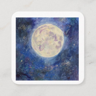 Nacht Vollmond Himmels Himmel Maureen Girard Unive Begleitkarte