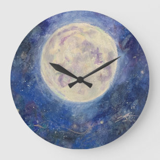 Nacht Vollmond Himmelsgewölbe Maureen Girard Unive Große Wanduhr
