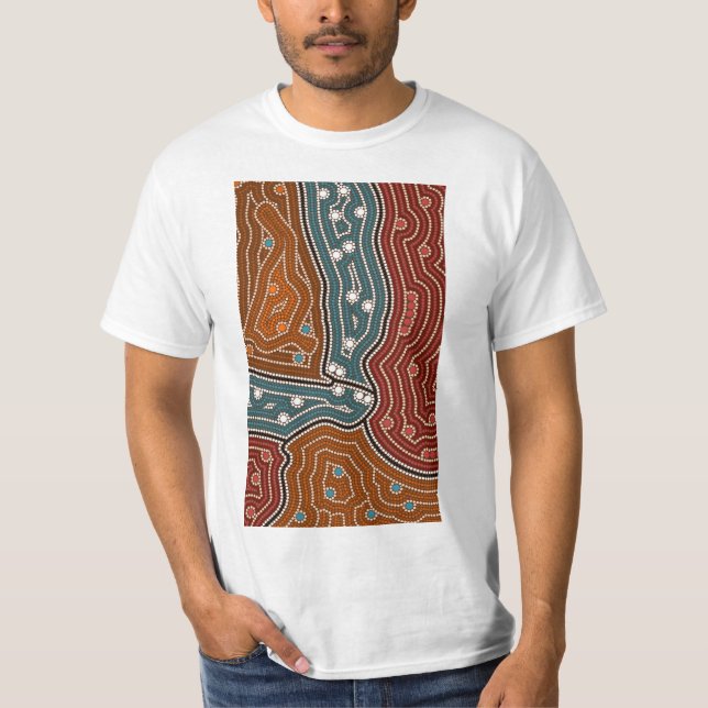 Nacht vor der Siedlung T-Shirt (Vorderseite)