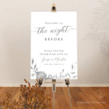 Nacht vor Hochzeit Probe Abendessen Begrüßung Unte