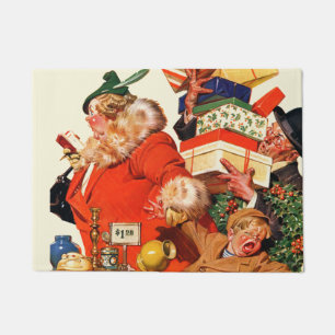 Nacht vor Weihnachten Fußmatte