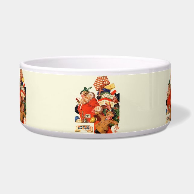 Nacht vor Weihnachten Napf (Vorderseite)