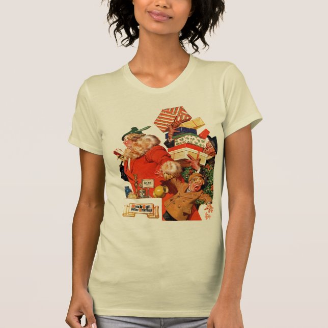 Nacht vor Weihnachten T-Shirt (Vorderseite)