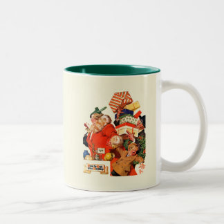 Nacht vor Weihnachten Zweifarbige Tasse